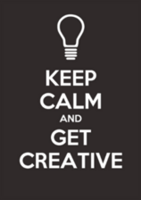 Keep Calm And Get Creative Sticker