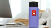 Keep Calm And Ho Ho Ho Sticker on a Water Bottle (New) example