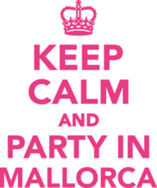 Keep Calm And Party In Mallorca Sticker
