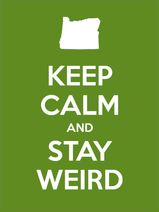 Keep Calm And Stay Weird Sticker