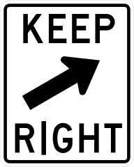 Keep Diagonal Right Sticker