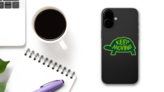 Keep Moving Turtle Sticker on a Phone (New) example