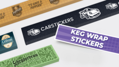 Keg Wrap Sticker Stacks