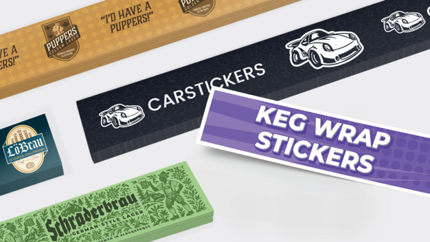 Kerg Stickers Create Custom Keg Wraps | Free Shipping | No Minimums