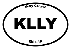 Kelly Canyon Oval Sticker