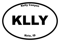 Kelly Canyon Oval Sticker