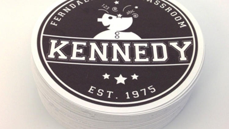 Kennedy Open Classroom Custom Circle Stickers