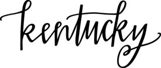 Kentucky Script Sticker