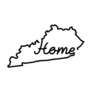Kentucky Us State Outline Map Home Sticker