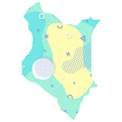 Kenya Country Africa Map Sticker