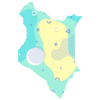 Kenya Country Africa Map Sticker