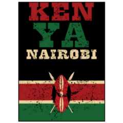Kenya Country Flag Nairobi Sticker