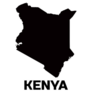  Kenya Country Map Sticker