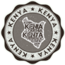 Kenya Seal Country Round Logo Sticker