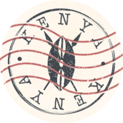 Kenya Stamp Postal Sticker