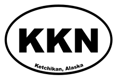 Ketchikan, Alaska Oval Stickers