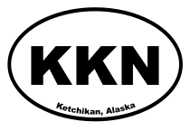Ketchikan, Alaska Oval Stickers