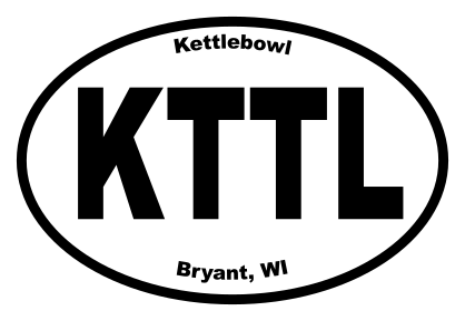 Kettlebowl Oval Sticker