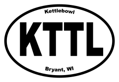 Kettlebowl Oval Sticker