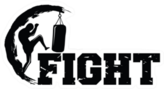 Kick Boxing And Martial Arts Logo Fight Sticker