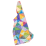 Kid Style Map Of New Hampshire Sticker