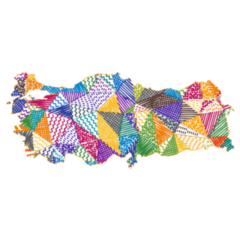 Kid Style Map Of Turkey Sticker