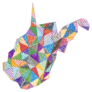 Kid Style Map Of West Virginia Sticker