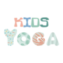Kids Yoga Lettering Sticker