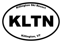 Killington Ski Resort Oval Sticker