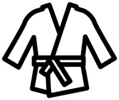 Kimono Icon Illustration Sticker