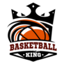 King Basketball Ball Logo Sticker