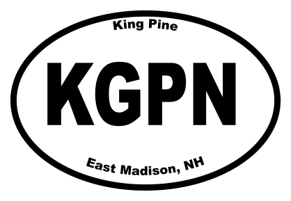 King Pine Oval Sticker