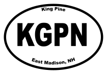 King Pine Oval Sticker