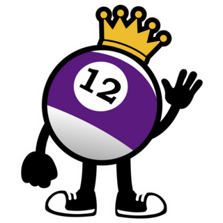 King Pool Ball Sticker
