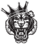 King Tiger Illustration Sticker