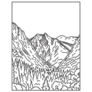 Kings Canyon From Paradise Valley Nevada Sticker
