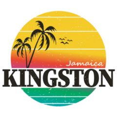 Kingston Jamaica Paradise Vintage Sticker