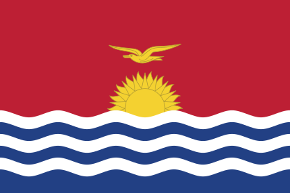 Kiribati Country Flag Sticker