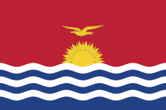 Kiribati Country Flag Sticker