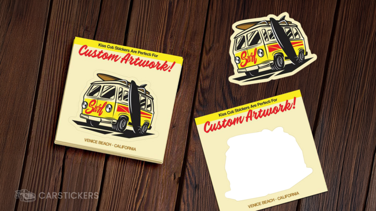 Kiss Cut Stickers Applied