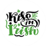 Kiss Me Im Irish Sticker