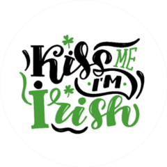 Kiss Me Im Irish Sticker