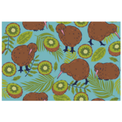 Kiwi Birds, Kiwi Fruits Pattern Sticker