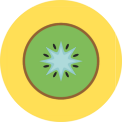 Kiwi Icon Sticker