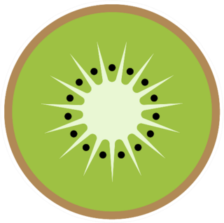 Kiwi Simple Sticker