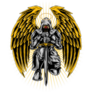 Knight Angel Sticker
