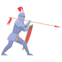 Knight Attack Pose Sticker