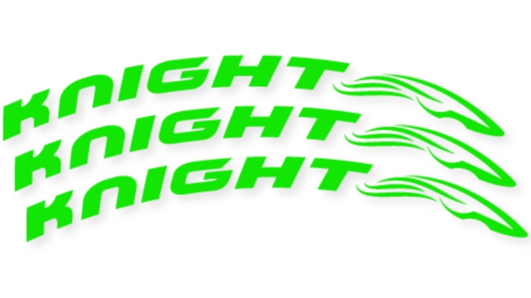 Knight Composites Custom Cut Out Stickers