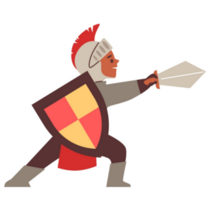 Knight Costume Sticker