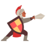 Knight Costume Sticker